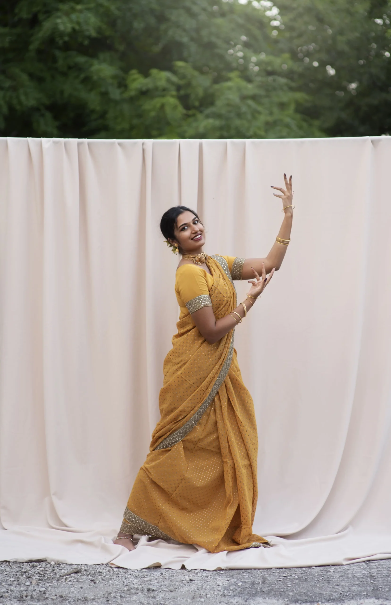 Beautiful orange cotton saree with exclusive Ajrakh & Bandhej combinat –  Sujatra