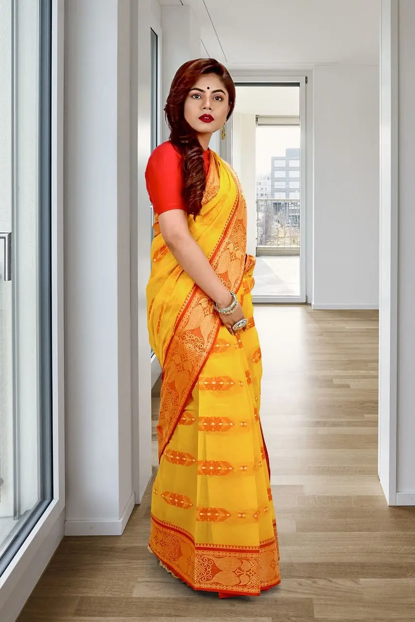 professional saree look